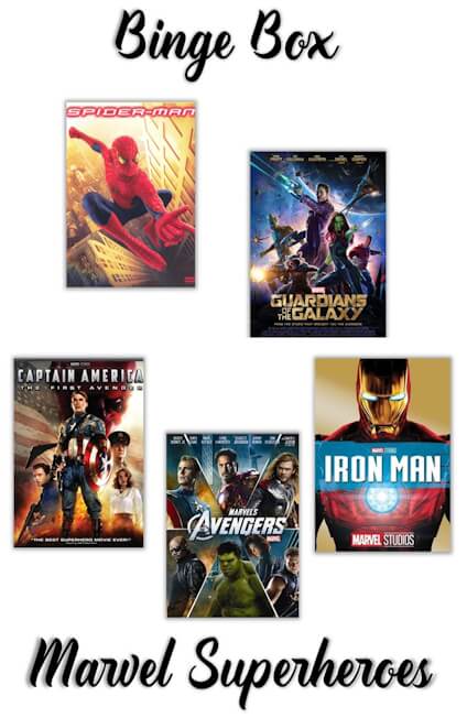 Binge box: marvel superheroes